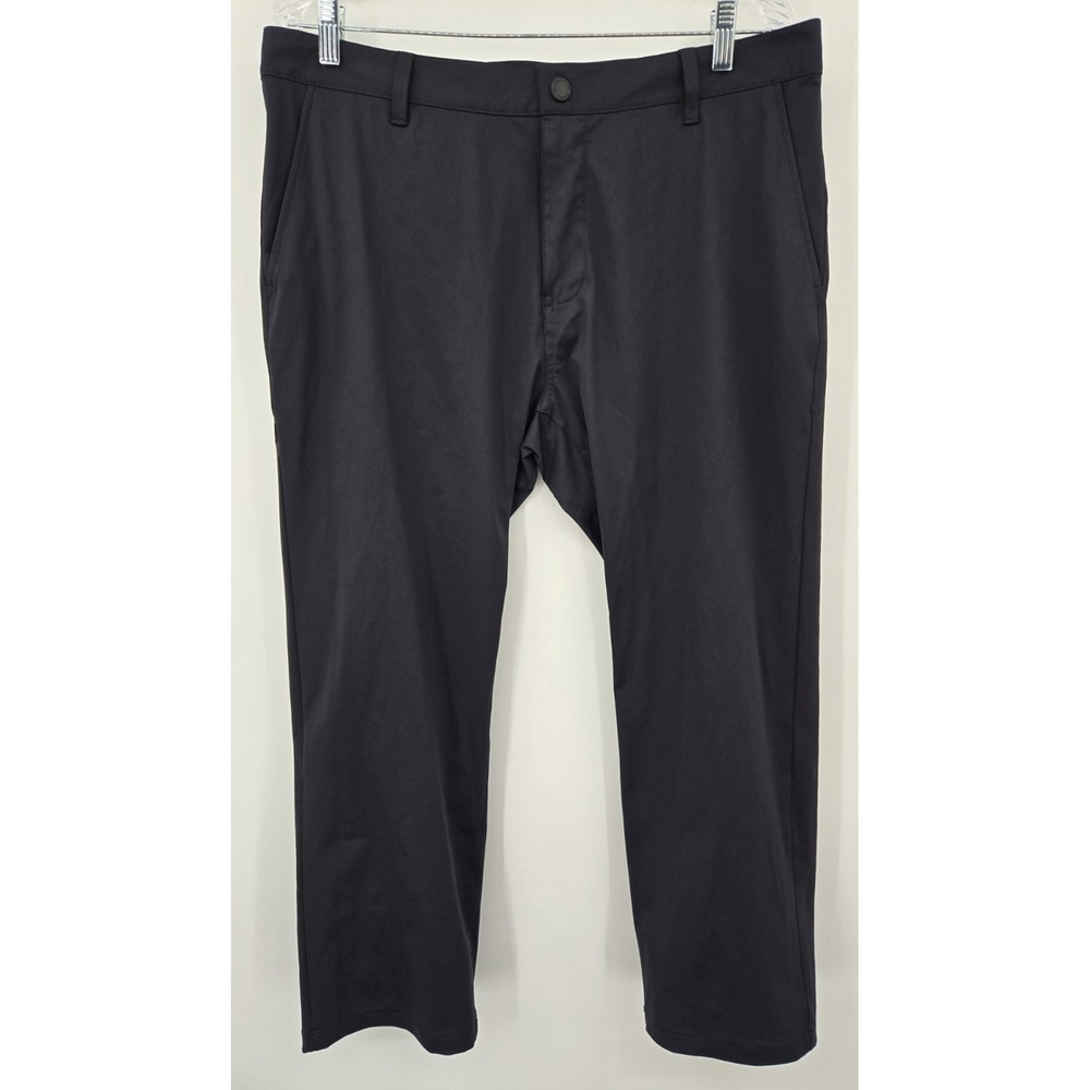 Rhone Commuter Pants Mens 35x26 Black‎ Classic Fit Performance Stretch Chino